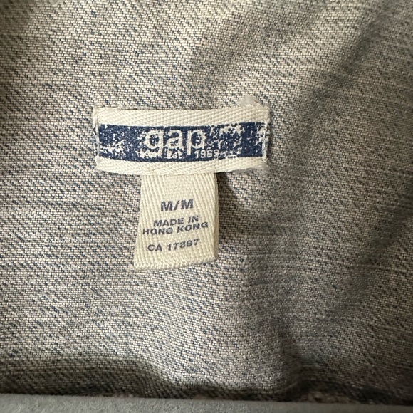“Vintage” Gap moto jean jacket (circa late 90’s/early 2000’s) - Picture 3 of 3